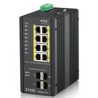 zyxel rgs200-12p gestionado l2 gigabit ethernet 101001000 energaa sobre ethernet poe negro