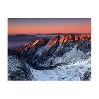 papel pintado 3d - beautiful sunrise in the rocky mountains 200x154 cm