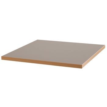 Mesa Cuadrada Taupe 60cm La Villette, La Villette - Oviala