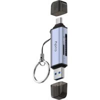 lector de tarjetas cudy uh200 usb 30 microsd y sd