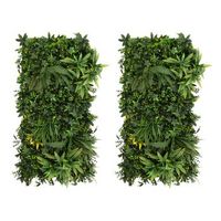 jardin vertical artificial ayla x 2 50 x 100 cm interior exterior