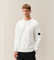 cp company para hombre rccmss713a005086w sudadera diagonal raiser lens blanco roto l casual algodon