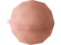 juguete - cmp paris bola de agua reutilizable 65 cm rosa o celeste aleatorio
