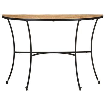 Mesa Auxiliar，mesa De Centro，mesita De Centro De Madera Maciza De Mango 110x40x77 Cm