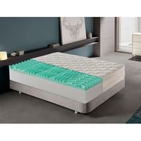 colchon 150x200 de espuma viscoelastico - altura 25 cm - funda extraible - 9 zonas