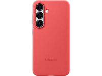 funda movil - samsung para galaxy s25 de silicona rojo