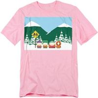 south park camiseta bus stop para hombre