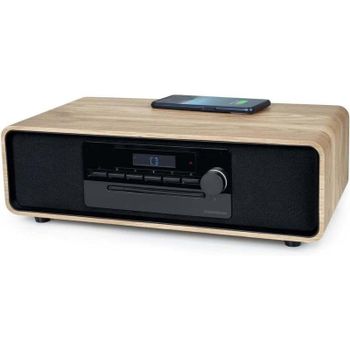 Microcadena Thomson MIC300IBT 10 W RMS Bluetooth 5.0 CD y carga inalámbrica