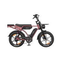 bicicleta electrica pixar m9 - motor 250w bateria 48v175ah175ah 20x4 frenos hidraulicos - oro rosa