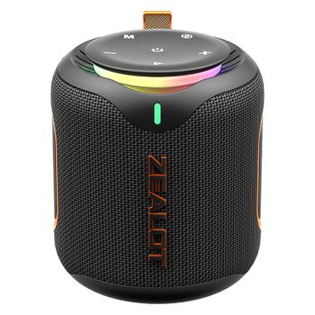 Altavoz Bluetooth portátil M1, IPX6 resistente al agua 360 °   Altavoz inalámbrico TWS emparejamiento estéreo 10 horas de tiempo de reproducción para acampar senderismo