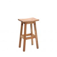taburete de bar en acacia h66cm - madera