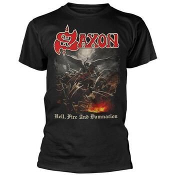Saxon Tops y Camisetas Hell Fire And Damnation para hombre