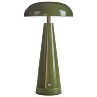 lampara de mesa moderna hierro iluminacion interior inalambrica regulador de intensidad led verde bocono