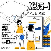 barebone minix x35-i max rk3566 cortex-a55 2gb ram 32gb emmc wi-fi 6