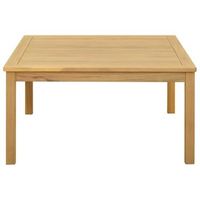 mesa de jardin  mesa de cafe acacia clara 85 x 85 x 45 cm
