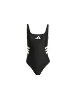 banador de natacion adidas 3bandas uback suit mujer negroblanco