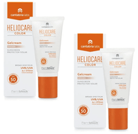 heliocare gelcream color brown spf50 2x50 ml