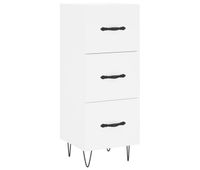 vidaxl aparador madera de ingenieria blanco 345x34x90 cm