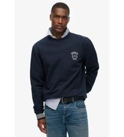 superdry para hombre m2014281a sudadera athletic club crew marino xl casual algodon