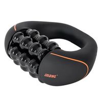 masajeador portatil de rodillo con motor sin escobillas 3 niveles de intensidad y bateria recargable de 1800 mah compacto ligero y silencioso 205x17x8 cm color negro