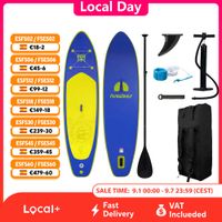 tabla de paddle surf inflable funwater tabla sup de 320r385 cm con plataforma antideslizante tabla de paddle surf portatil para surf turismo pesca y deportes acuaticos