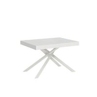 mesa extensible 90x120224 cm karida fresno blanco patas blanca