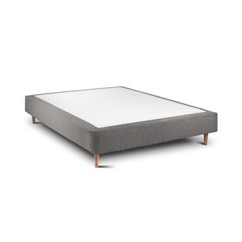 Base De Cama Rígida 20 Ascot  Graphite Cónica 200 X 160 Cm