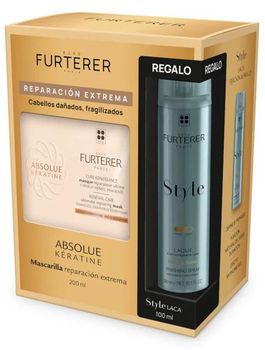 René Furterer Absolue Keratine Mascarilla Reparadora 200 ml + Regalo Style Laca 100 ml