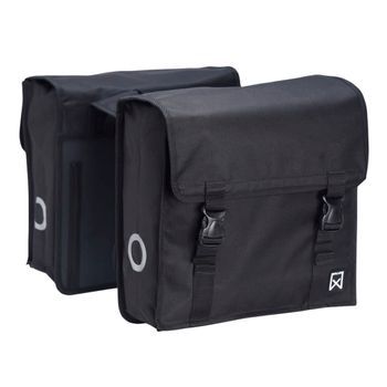 Bolsa Doble Para Bicicleta 34 L Negro Willex