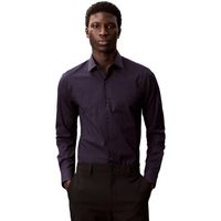 calvin klein jeans camisa manga larga slim esntl poplin no para hombre