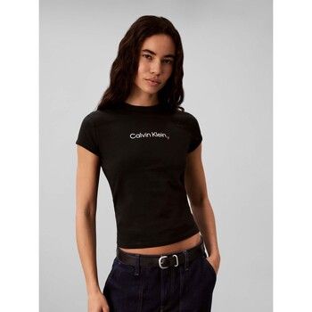 Calvin Klein Jeans Tops y Camisetas Ss Slim Fit Heart Lo para mujer