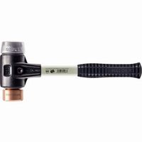 halder simplex maza cobre  metal blando con carcasa de hierro maleable reforzado y mango de fibra de vidrio - d30 mm - 3749030