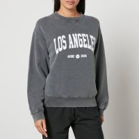 anine bing ramona los angeles cotton sweatshirt - xs