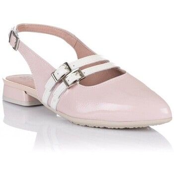 Pitillos Zapatos Bajos Merceditas en piel para mujer