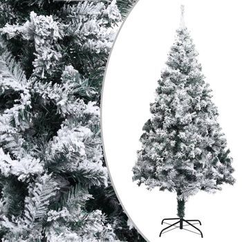 Árbol De Navidad | Decoraciones De Navidad Artificial Verde Con Nieve 240 Cm Cfw478738