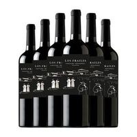 casa los frailes vino tinto monastrell-garnacha valencia 75 cl 135 vol pack de 6 unidades