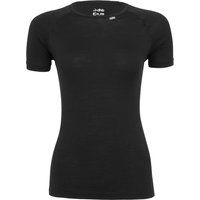 dhb womens merino short sleeve base layer dark grey