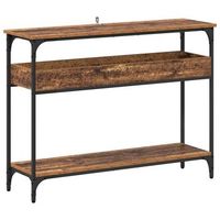 mesa consola madera vieja 100 x 29 x 75 cm madera contrachapada