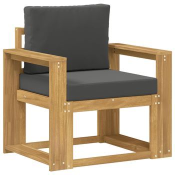 2 Pieza Conjunto De Sofás De Exterior Poliéster Vidaxl