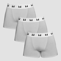 boxers para hombre de mp paquete de 3 - gris jaspeadoblanco - xxs