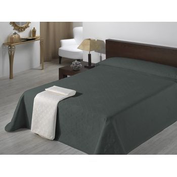 Colcha De Pique Giovanna - Cama 200 (300x275) - Gris (disponible En Varios Tamaños Y Colores)