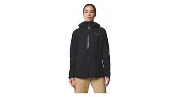 Chaqueta impermeable columbia northwest explorer 3l mujer negra