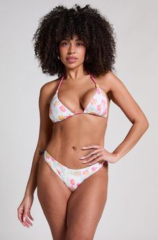 Hunkemöller Braguita de Bikini de Corte Alto Madeira Rosa