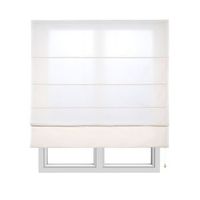 estor plegable con varillas estor traslucido liso crudo 180 x 250 cm