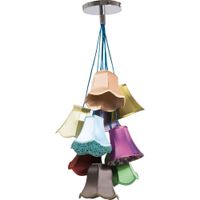 lampara multicolor 9 panatallas