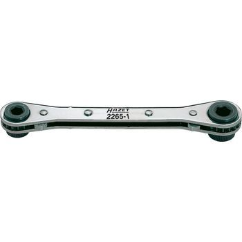 Hazet 2265-1 Carraca Reversible Para Puntas De Destornillador (bits) ∙ Hexágono Hueco 1/4 Pulgadas (6,3 Mm), Hexágono Hueco 5/16 Pulgadas (8 Mm) ∙ 140 Mm