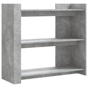 Mesa Consola，mesa De Entrada，mesa Auxiliar De Madera De Ingeniería Gris Hormigón 100x35x90 Cm