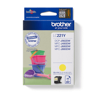 cartucho brother amarillo lc221ybp