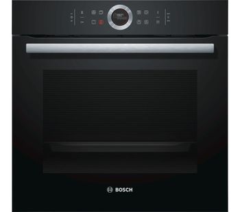 BOSCH HBG674BB1B Electric Oven - Black, Black