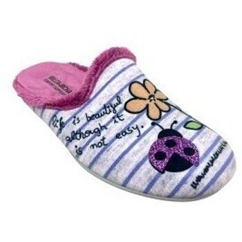 Vulca-bicha Pantuflas Ir por casa señora 4337 lila para mujer